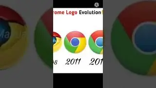 Chrome Logo Evolution 🧐 Old To New transformation 👍 #shorts