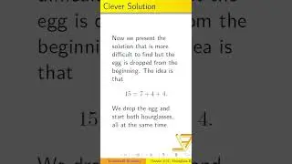 Puzzle #21: Hourglass Egg Timer