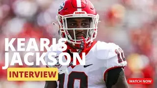Allstate AFCA Good Works Team honoree #UGA&rsquo;s Kearis Jackson talks about his honor, Kent State&hellip;