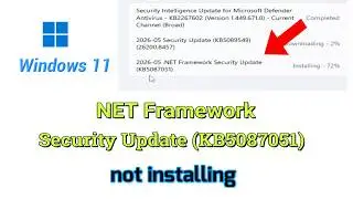 Fix 2026-05 .NET Framework Security Update (KB5087051) not installing in Windows 11