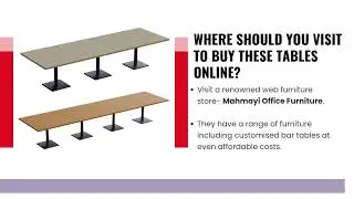 Buy Customised Bar Tables Online| Latest Custom-Made Bar Tables for Sale