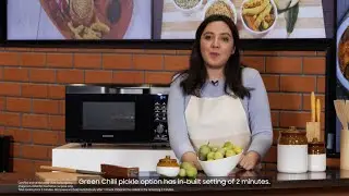 Green Chilli Pickle &ndash; Pickle Mode | Samsung SunDry &trade; Microwave