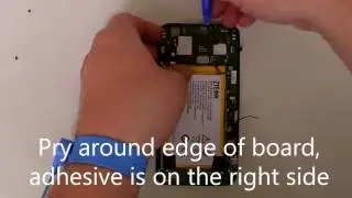 ZTE Quartz Z797C Disassembly for Motherboard, Camera, Battery, or power jack board replacement