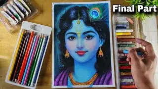 krishna drawing|krishna drawing with oil pastel|easy krishna drawing|krishna|lord krishna painting|