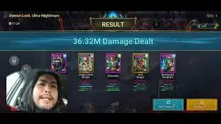 F2P Mindset Raid Shadow Legends - Demytha in Non-Unkillable Clan Boss Comps