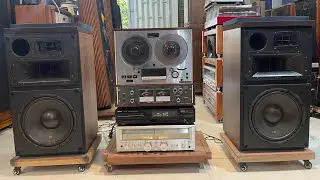 Bộ Combo Ho&agrave;i Niệm B&agrave;y Đẹp Nghe Hay | &Acirc;m Ly Receiver Sansui G4500 | Cối Teac A 4010S | Pionner R70