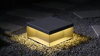 Black Box Outdoor Post Light by Vakkerlight &ndash; Sleek Geometry for Outdoor Brilliance