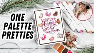 Clean & Simple Christmas Card Tutorial | Non-Traditional Color Palette