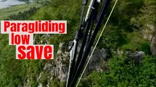 Paragliding low save