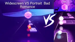 Tiles Hop Widescreen VS Portrait  ( Bad Romance )