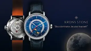 A Double Moonphase Watch with Swiss Movement