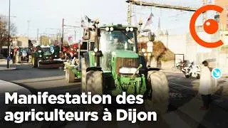 Manifestation des agriculteurs en colère à Dijon - Jeunes Agriculteurs et FDSEA - Colère Agricole