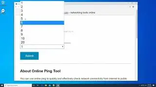 How to ping website or IP address online - under 1 minute tutorial