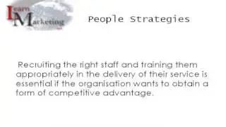 Service Marketing Mix - 7p's/Extended Marketing Mix