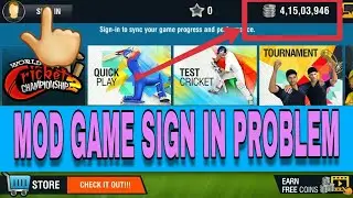 WCC2 MOD GAME SIGN IN PROBLEM