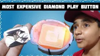 WORLD'S MOST EXPENSIVE DIAMOND PLAY BUTTON||CASTING REAL PLAY BUTTONS||