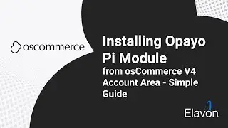 Installing Opayo Pi Module from osCommerce V4 Account Area - Simple Guide