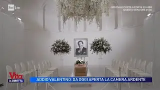 In 5mila per l'addio a Valentino, le testimonianze dalla camera ardente - Vita in Diretta 21/01/2026