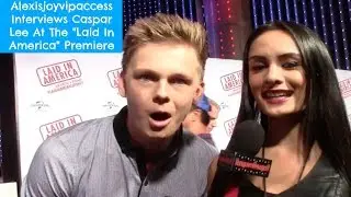 Caspar Lee Interview With Alexisjoyvipaccess At The Laid In America Premiere