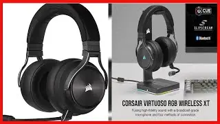 Discover the Corsair Virtuoso XT: Wireless Gaming Headset with Unmatched Sound and Comfort