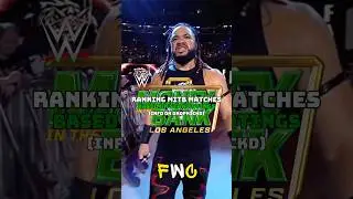 Ranking money in the back matches based on star ratings #wwe #viralvideo #shorts