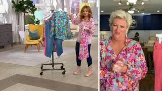 Belle by Kim Gravel Flexibelle Diagonal Hem Jegging on QVC