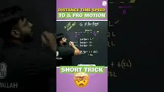 Distance Time and Speed TO and FRO Motion Short Trick for CAT 2024 Preparation #shorts #mbawallah