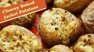 Cheesy Potatoes | Baked Jacket Potatoes  | Divine Taste With Anushruti