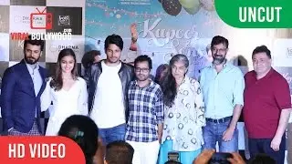 UNCUT - Kapoor & Sons Success | PC | Alia, Siddharth, Fawad, Rishi, Karan