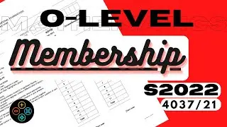 O Level Add Math June 2022 Paper 21 4037/21