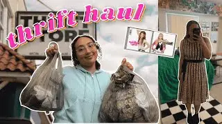 Collective Thrift Haul + Try-On | Affordable Fashion, Crafting Supplies & CDs!