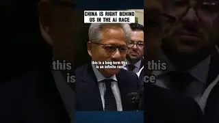 NVIDIA Jensen Huang On China Being His Closest Competitor In The AI Race