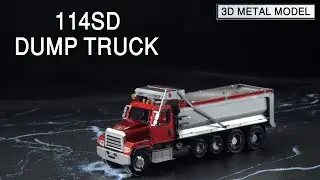 3D Metal Model | Metal Earth 114SD DUMP TRUCK (colored)