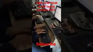 CRPF, CISF HCM & ASI typing practice 2023 || #crpf #crpfjoining #practice #youthexam  #cisf2022