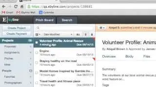Ebyline Tutorial: Adding contributors