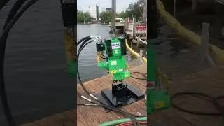 IAI micro pile driver crane , barge or excavator mounting . Great fir seawall installation .