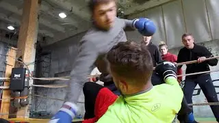 Fight in the ring.  XGST Stunt team. Каскадеры Украины.