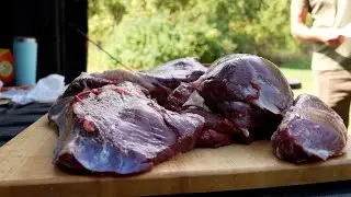 How to Break Down a Deer Hind Quarter! *FULL OUTDOORS GUIDE*