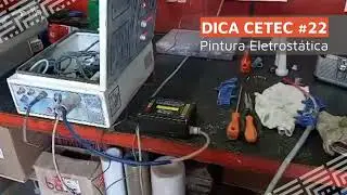 Dica de Pintura Eletrostática a Pó - 22  - Aferição da carga eletrostática na pintura a pó