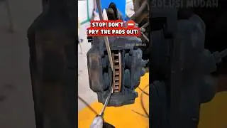 Как заменить тормозные колодки на 4-поршневом суппорте! Хватит вырывать колодки!