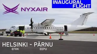 Nyxair | Helsinki - Pärnu [Inaugural flight | 5th May 2022]