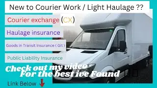 Courier | How much Do i pay for  courier insurance / Goods in transit / Public Liabilty .