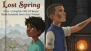 Lost Spring || Class 12 English ||  CBSE || UP Board || Hindi Symbolic Story || Easy Format || 🌺
