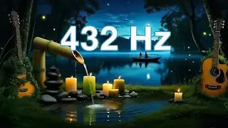 Healing Acoustic Guitar & Bamboo Water Fountain 3 Hours