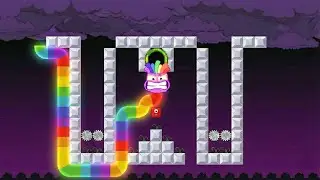 Numberblocks Snake 1to 10 Escape in the Hardest Mario Maze Challenge | Apple Worm