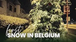 Belgium’s First Snowfall of 2026 | Soo Peaceful