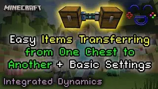 How to Easily Transfer Items - Integrated Dynamics Minecraft