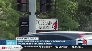 New sidewalk in Colerain Township increases student safety
