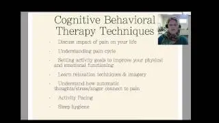 Behavioral Health Strategies for Pain Management