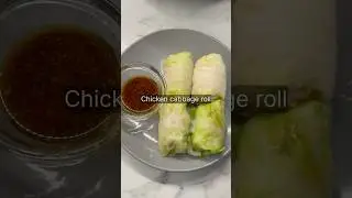 Chicken cabbage roll / kol gulung ayam